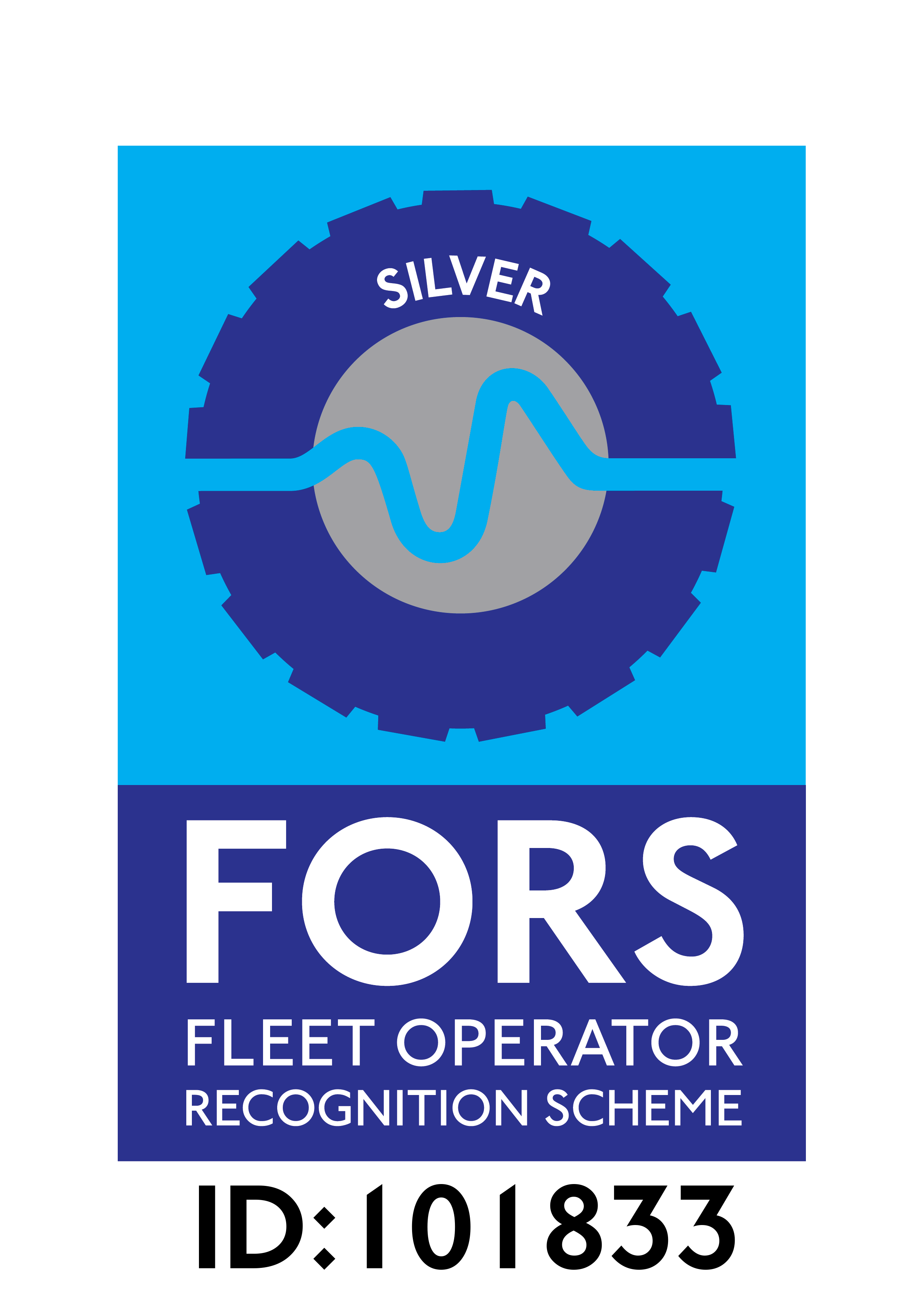 FORS Silver accredited fleet operator, ID 101833