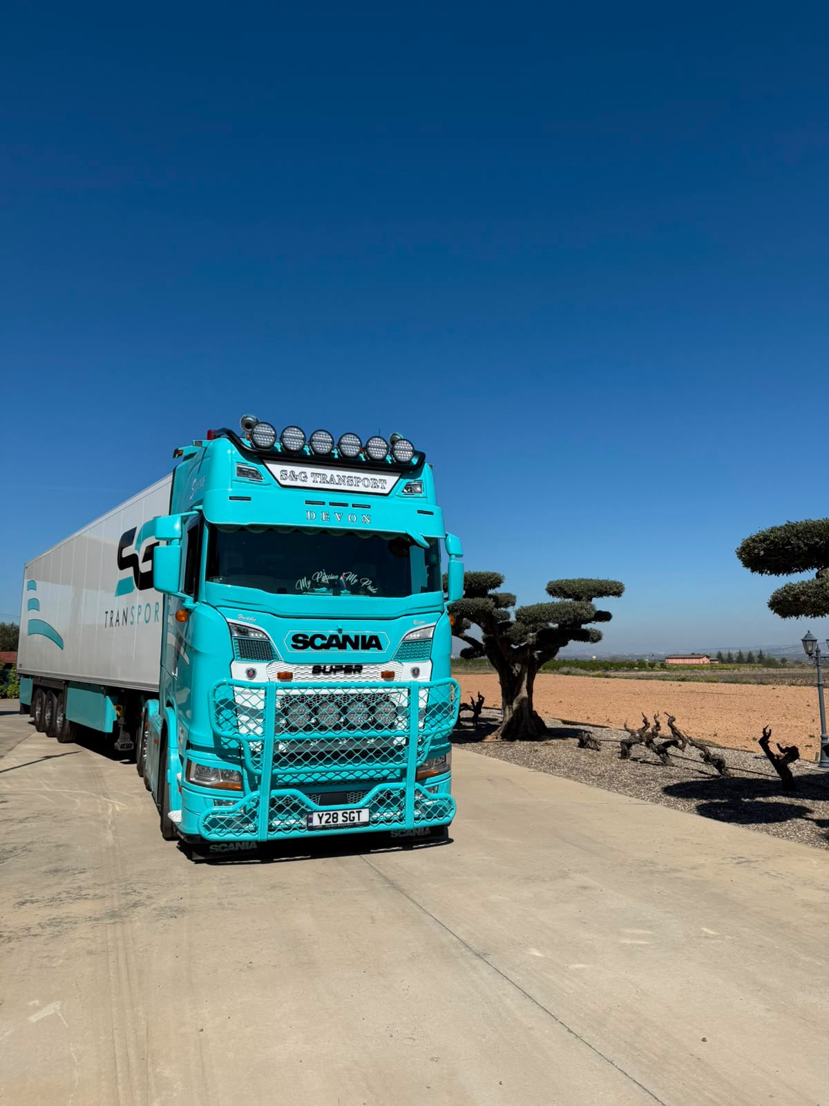 S&G Transport vehicle on a rural route