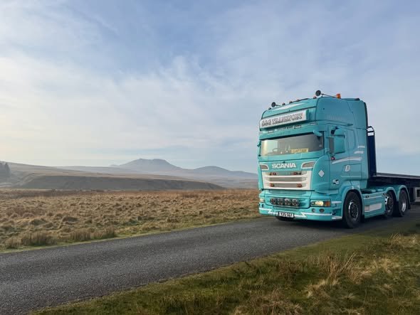 S&G Transport vehicle on open road